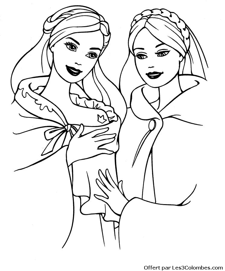 Coloring page: Barbie (Cartoons) #27643 - Free Printable Coloring Pages