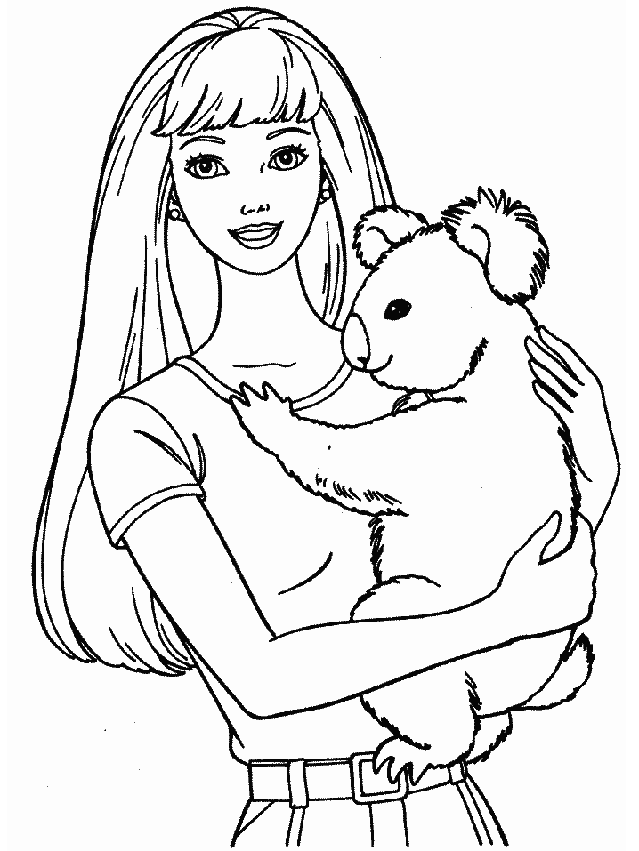 Coloring page: Barbie (Cartoons) #27646 - Free Printable Coloring Pages