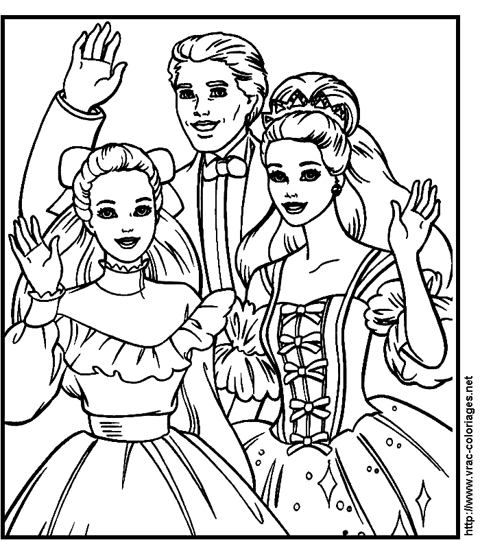 Coloring page: Barbie (Cartoons) #27655 - Free Printable Coloring Pages