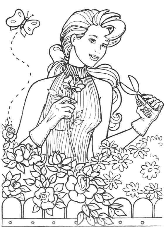 Barbie #27658 (Cartoons) – Free Printable Coloring Pages