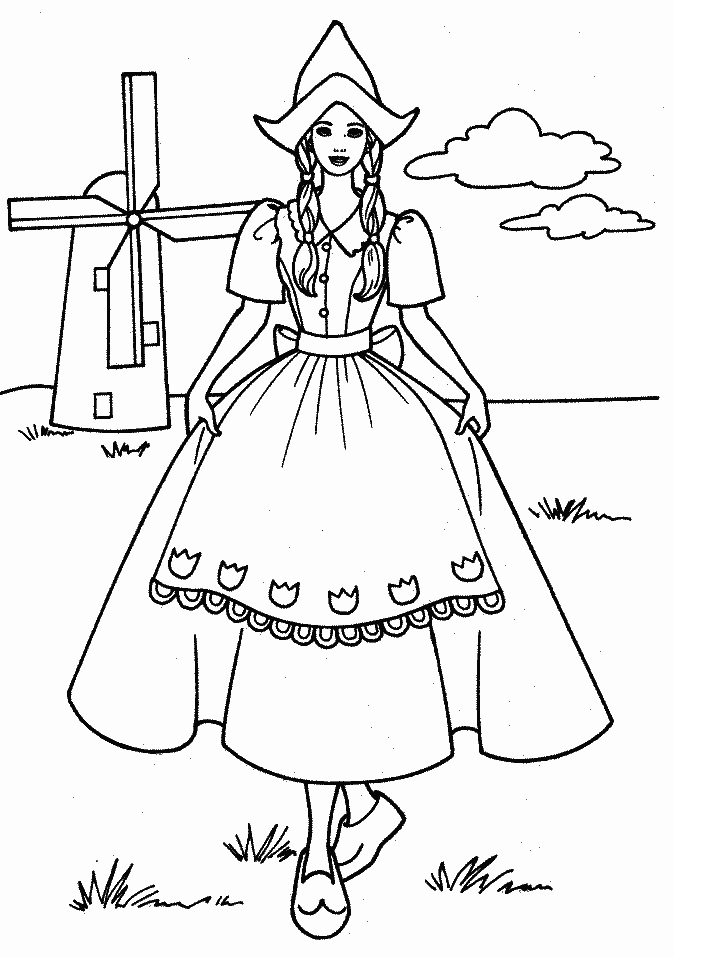 Coloring page: Barbie (Cartoons) #27659 - Free Printable Coloring Pages