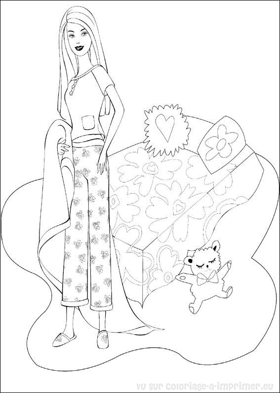 Coloring page: Barbie (Cartoons) #27664 - Free Printable Coloring Pages