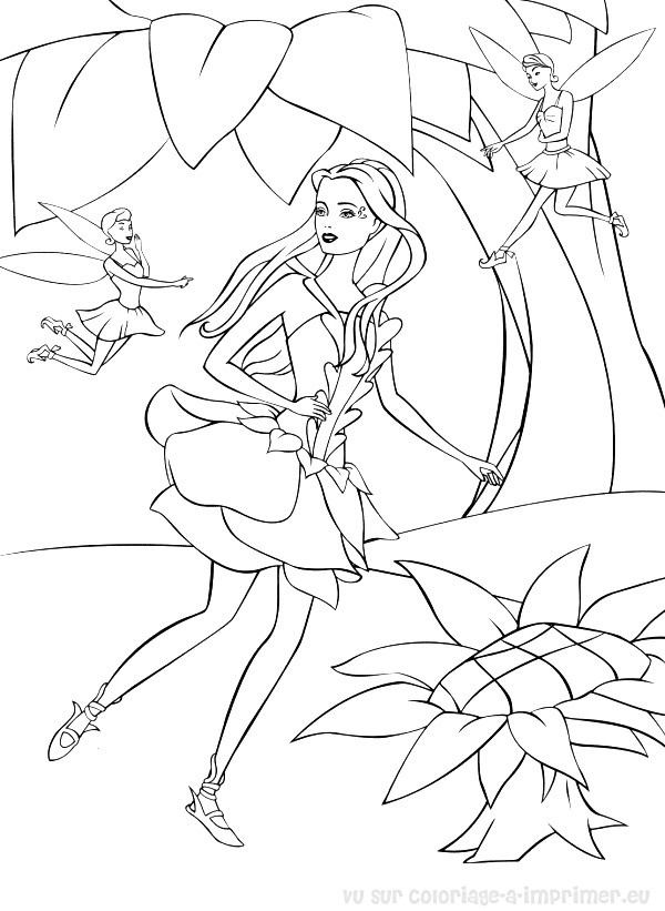 Coloring page: Barbie (Cartoons) #27667 - Free Printable Coloring Pages