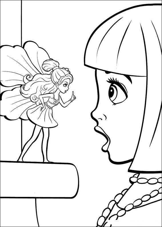 Coloring page: Barbie (Cartoons) #27668 - Free Printable Coloring Pages