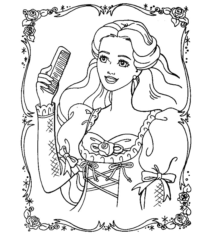 Coloring page: Barbie (Cartoons) #27669 - Free Printable Coloring Pages