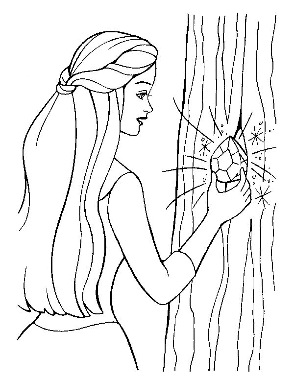 Coloring page: Barbie (Cartoons) #27680 - Free Printable Coloring Pages