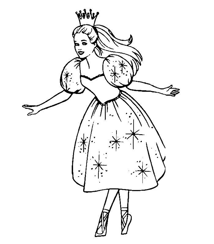 Coloring page: Barbie (Cartoons) #27691 - Free Printable Coloring Pages