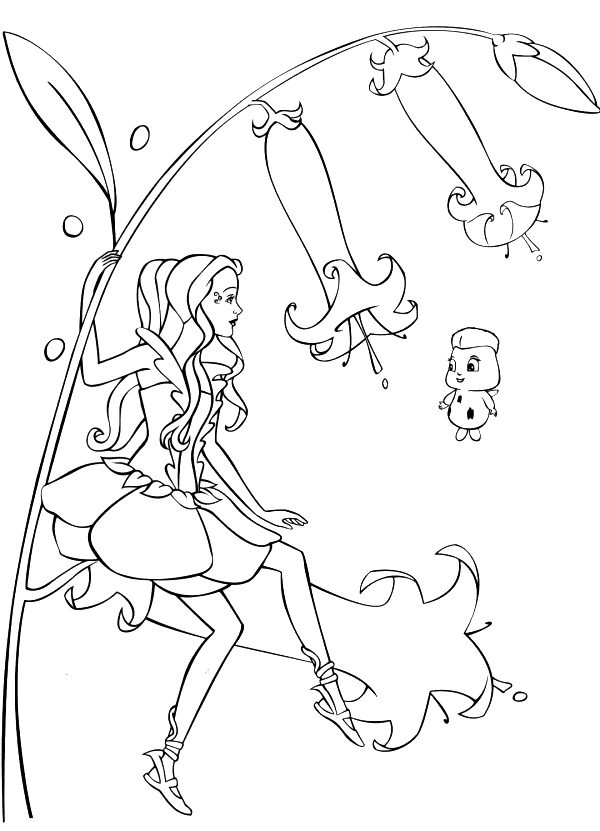 Coloring page: Barbie (Cartoons) #27694 - Free Printable Coloring Pages