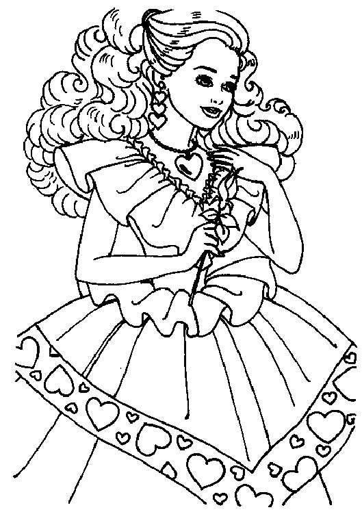 Coloring page: Barbie (Cartoons) #27700 - Free Printable Coloring Pages