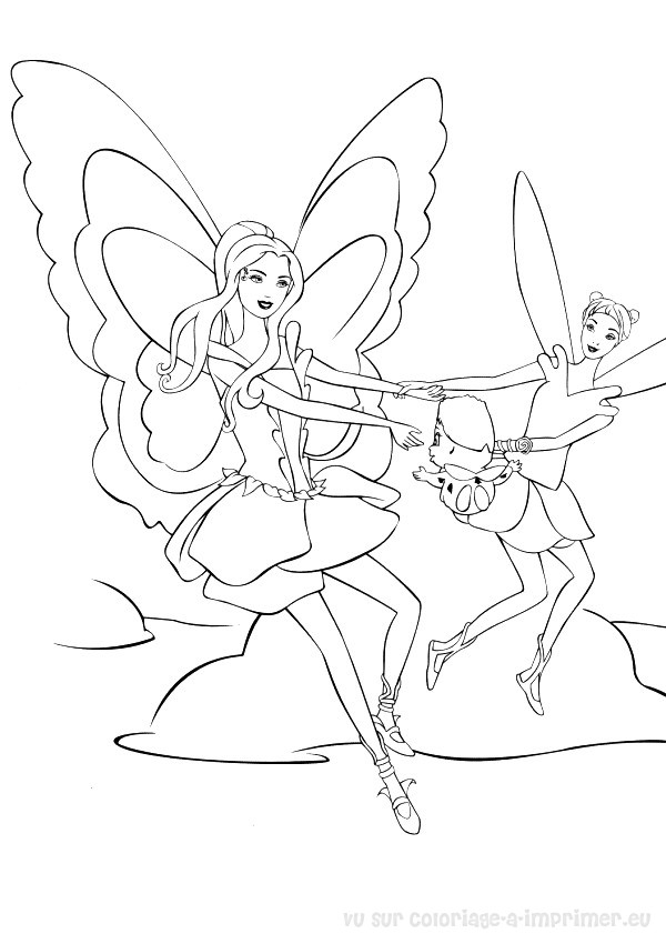 Coloring page: Barbie (Cartoons) #27703 - Free Printable Coloring Pages