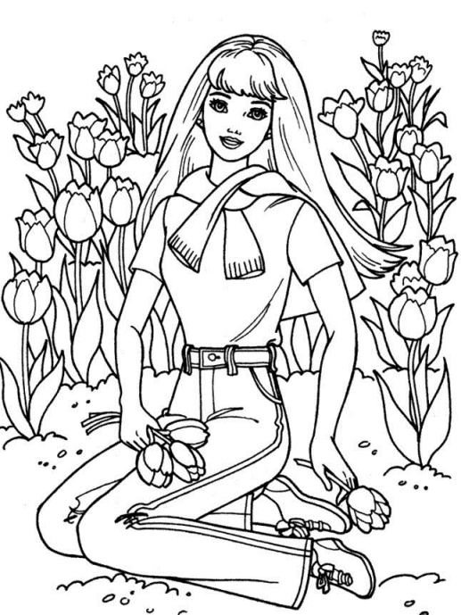 Coloring page: Barbie (Cartoons) #27711 - Free Printable Coloring Pages