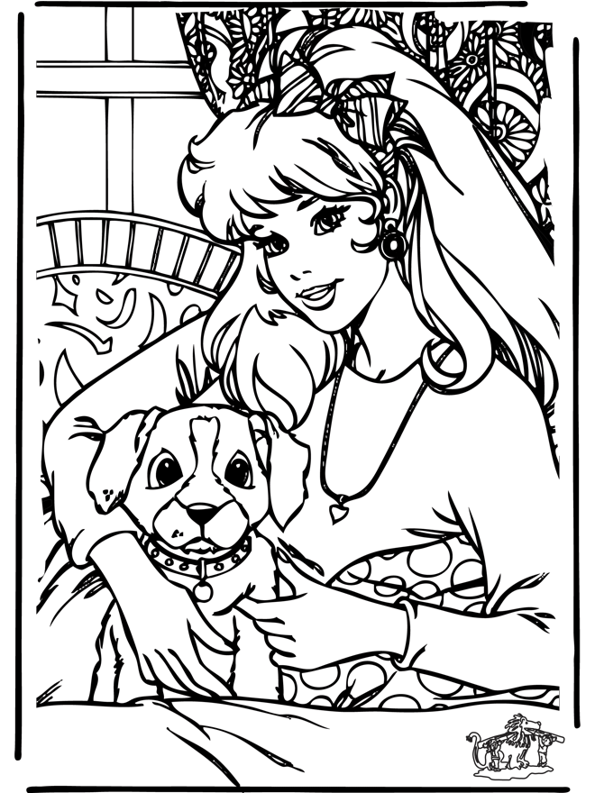 Coloring page: Barbie (Cartoons) #27713 - Free Printable Coloring Pages