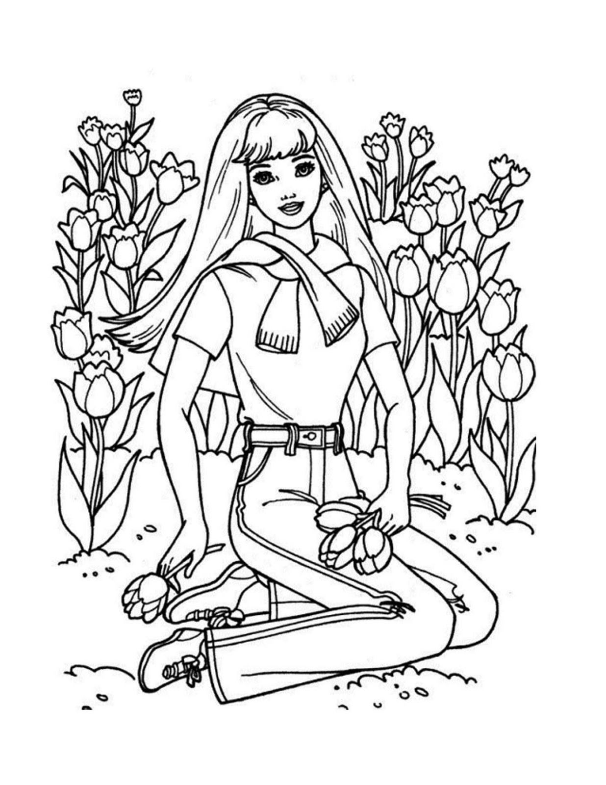 Download Barbie #27732 (Cartoons) - Printable coloring pages