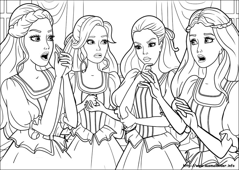 Coloring page: Barbie (Cartoons) #27737 - Free Printable Coloring Pages