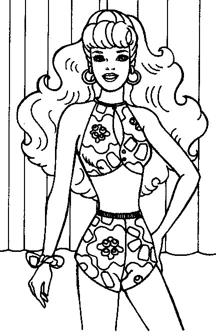 Coloring page: Barbie (Cartoons) #27742 - Free Printable Coloring Pages