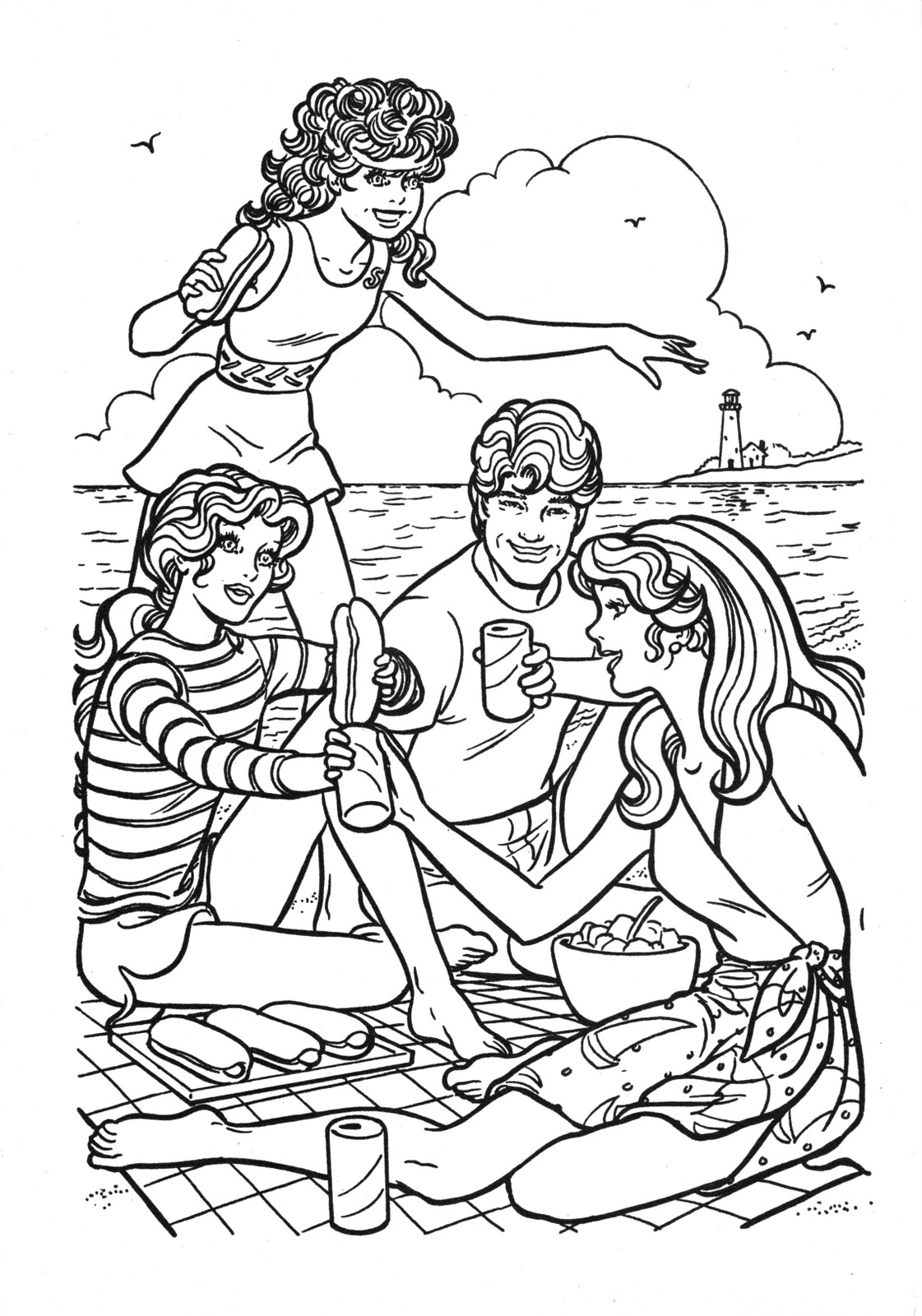 Coloring page: Barbie (Cartoons) #27745 - Free Printable Coloring Pages