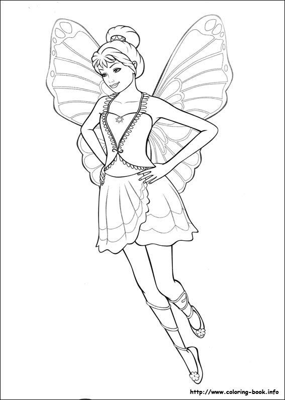 Coloring page: Barbie (Cartoons) #27762 - Free Printable Coloring Pages