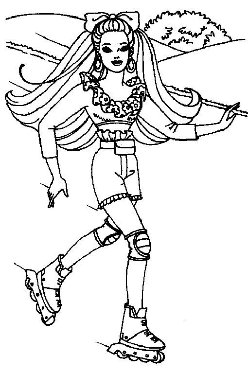 Coloring page: Barbie (Cartoons) #27764 - Free Printable Coloring Pages