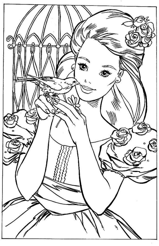 Coloring page: Barbie (Cartoons) #27770 - Free Printable Coloring Pages