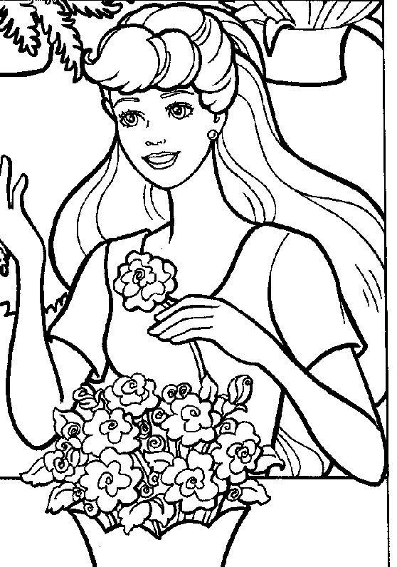 Coloring page: Barbie (Cartoons) #27799 - Free Printable Coloring Pages