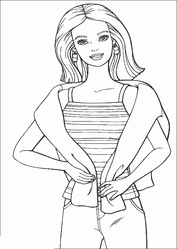 Barbie #27802 (Cartoons) – Free Printable Coloring Pages