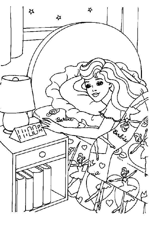 Coloring page: Barbie (Cartoons) #27803 - Free Printable Coloring Pages