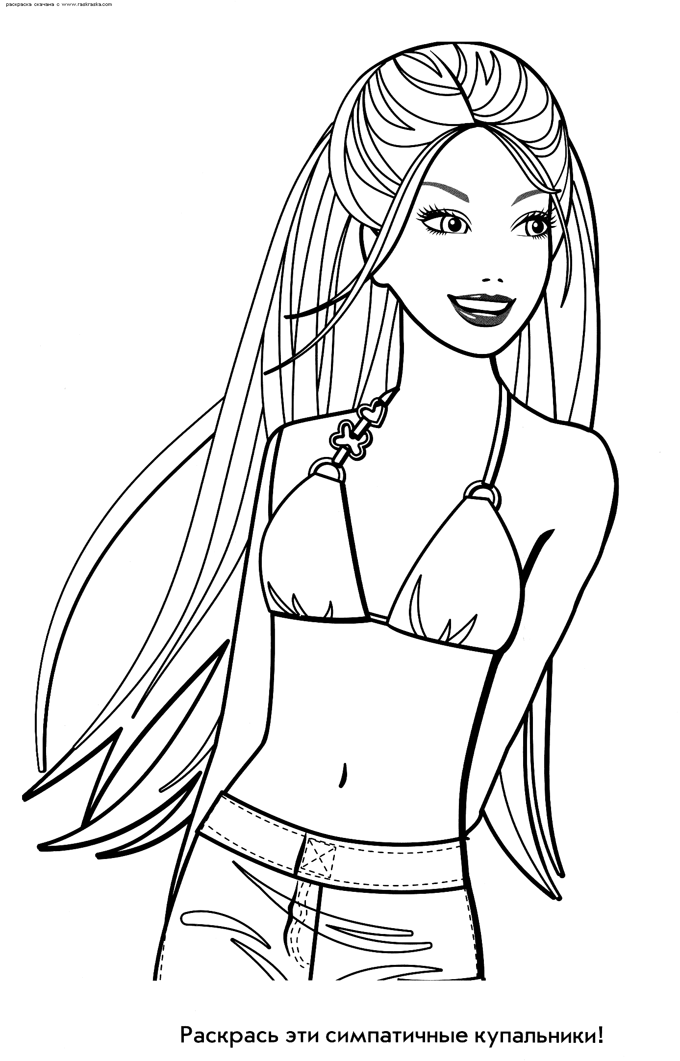 Coloring page: Barbie (Cartoons) #27815 - Free Printable Coloring Pages