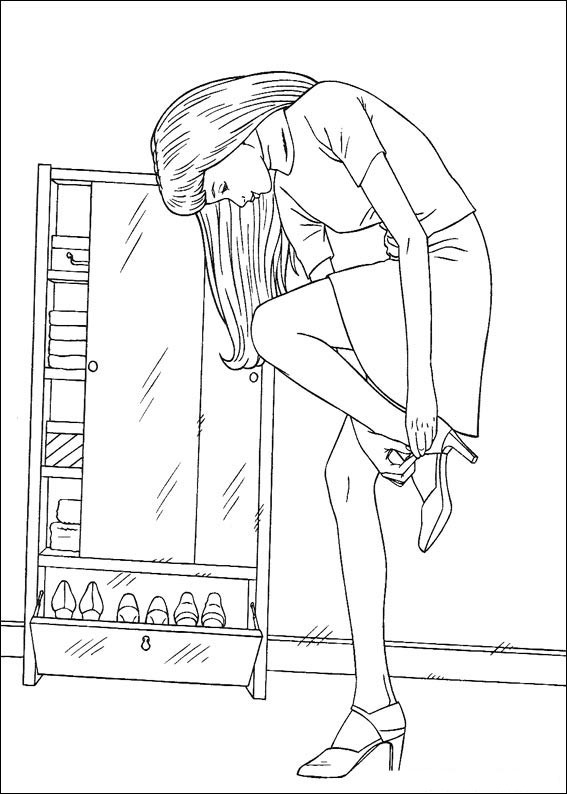 Coloring page: Barbie (Cartoons) #27818 - Free Printable Coloring Pages