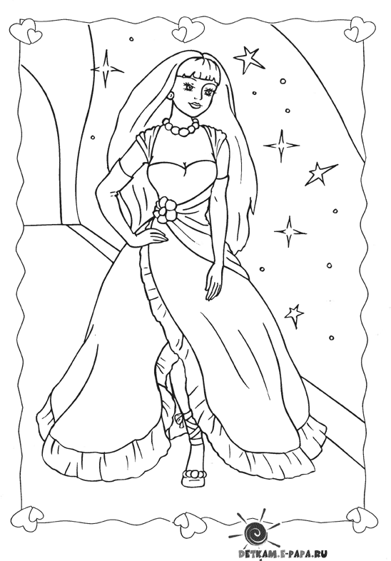 Coloring page: Barbie (Cartoons) #27821 - Free Printable Coloring Pages