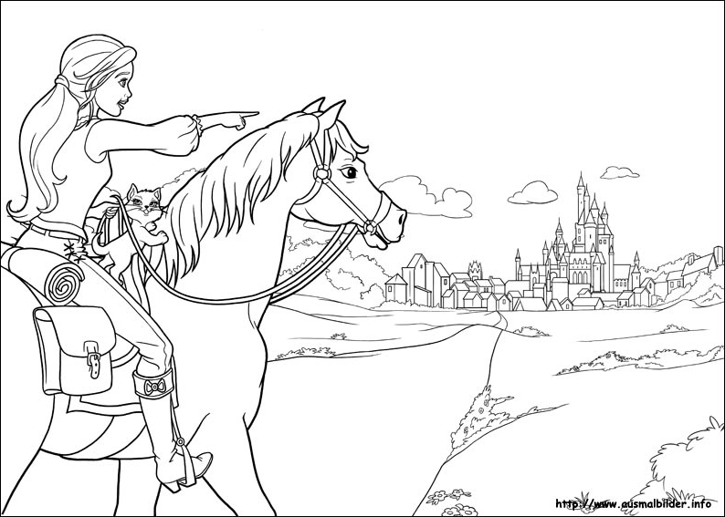 Coloring page: Barbie (Cartoons) #27827 - Free Printable Coloring Pages