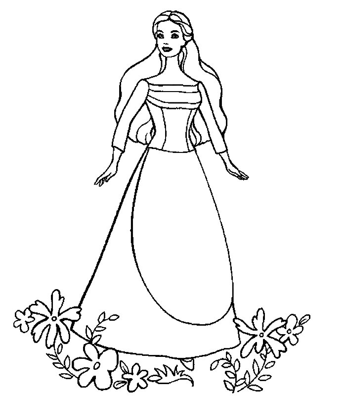 Coloring page: Barbie (Cartoons) #27829 - Free Printable Coloring Pages