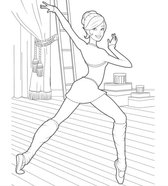 Coloring page: Barbie (Cartoons) #27833 - Free Printable Coloring Pages