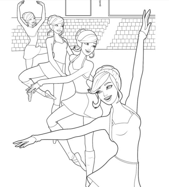 Coloring page: Barbie (Cartoons) #27843 - Free Printable Coloring Pages