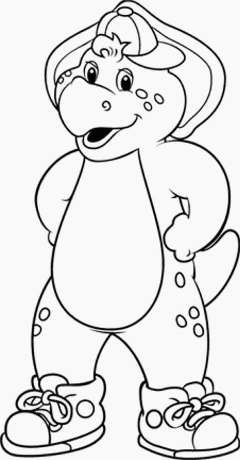 Coloring page: Barney and friends (Cartoons) #40912 - Free Printable Coloring Pages