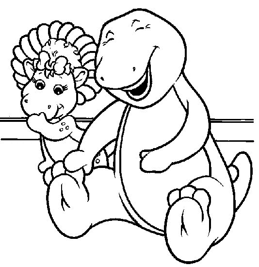 Barney and friends #40923 (Cartoons) – Free Printable Coloring Pages