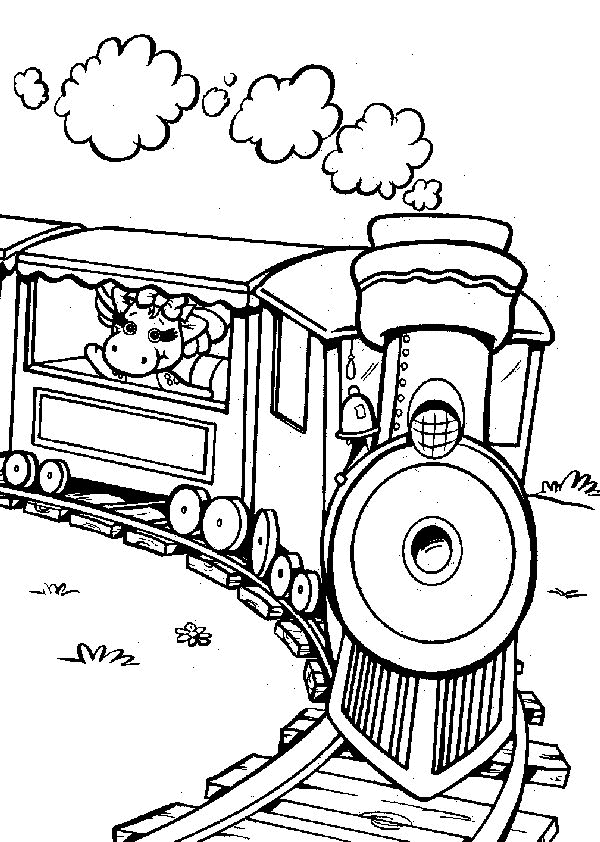 Coloring page: Barney and friends (Cartoons) #40950 - Free Printable Coloring Pages