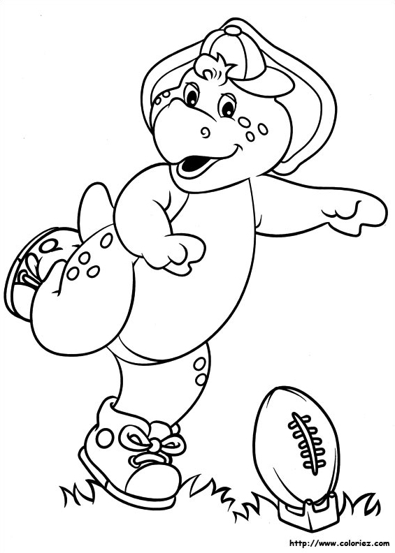 Coloring page: Barney and friends (Cartoons) #40969 - Free Printable Coloring Pages
