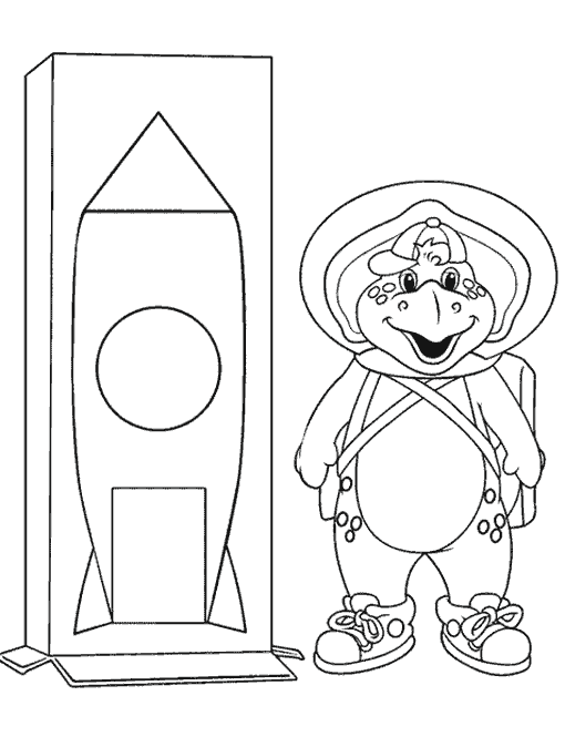 Coloring page: Barney and friends (Cartoons) #40989 - Free Printable Coloring Pages