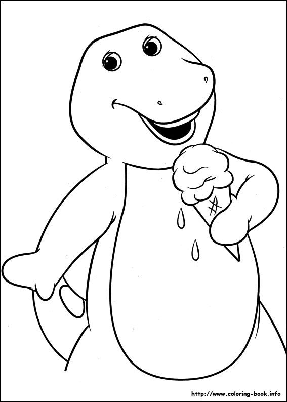 Coloring page: Barney and friends (Cartoons) #41041 - Free Printable Coloring Pages