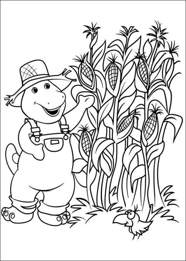 Coloring page: Barney and friends (Cartoons) #41053 - Free Printable Coloring Pages