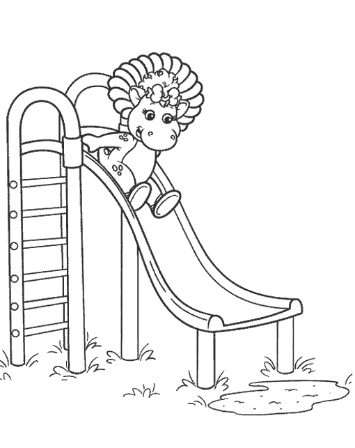 Coloring page: Barney and friends (Cartoons) #41061 - Free Printable Coloring Pages