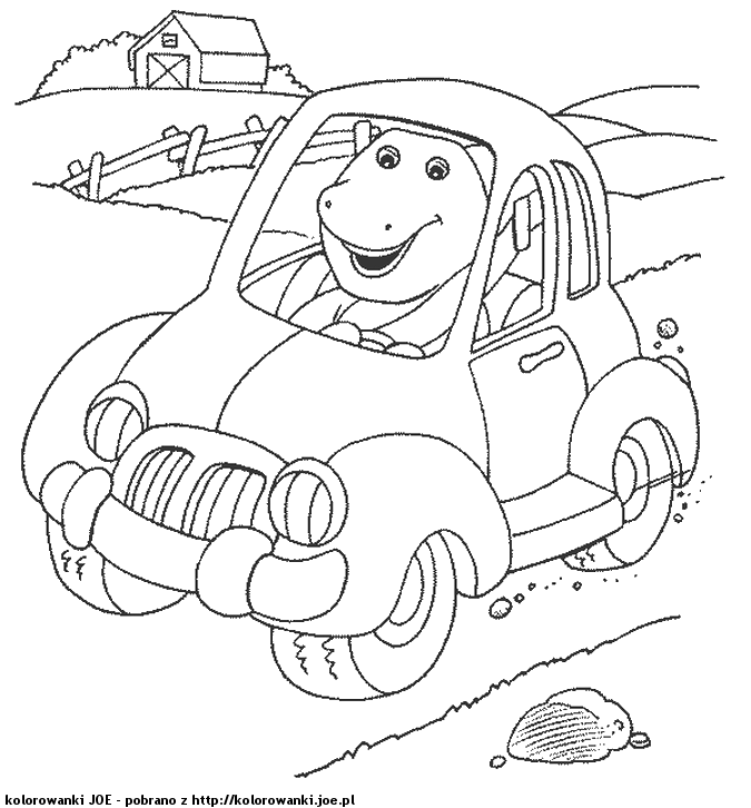 Coloring page: Barney and friends (Cartoons) #41075 - Free Printable Coloring Pages