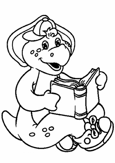 Coloring page: Barney and friends (Cartoons) #41080 - Free Printable Coloring Pages