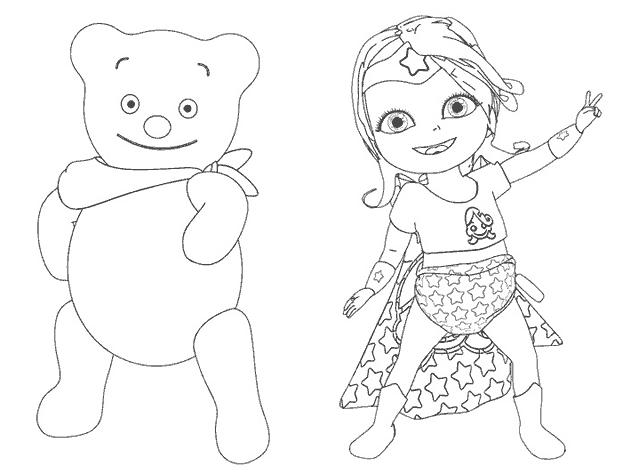 Coloring page: Bebe Lilly (Cartoons) #41090 - Free Printable Coloring Pages