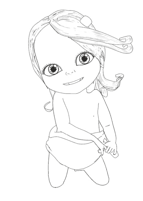 Coloring page: Bebe Lilly (Cartoons) #41093 - Free Printable Coloring Pages
