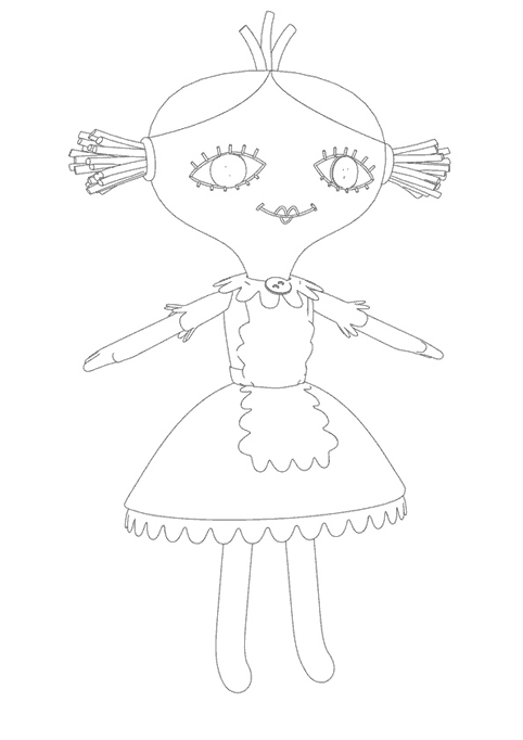 Coloring page: Bebe Lilly (Cartoons) #41096 - Free Printable Coloring Pages