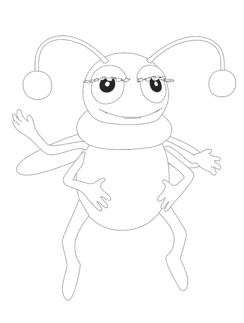 Coloring page: Bebe Lilly (Cartoons) #41109 - Free Printable Coloring Pages