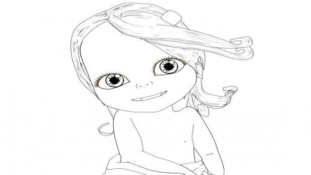 Coloring page: Bebe Lilly (Cartoons) #41115 - Free Printable Coloring Pages