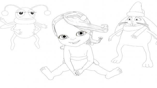 Coloring page: Bebe Lilly (Cartoons) #41116 - Free Printable Coloring Pages