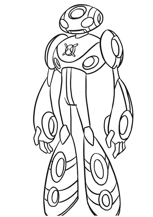 Coloring page: Ben 10 (Cartoons) #40425 - Free Printable Coloring Pages
